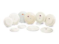 An Assembled Collection of English Creamware 'William of Orange' Table Articles