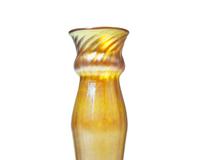 A gold Favrile glass vase, Tiffany Studios (American, active 1878-1932), early 20th century
