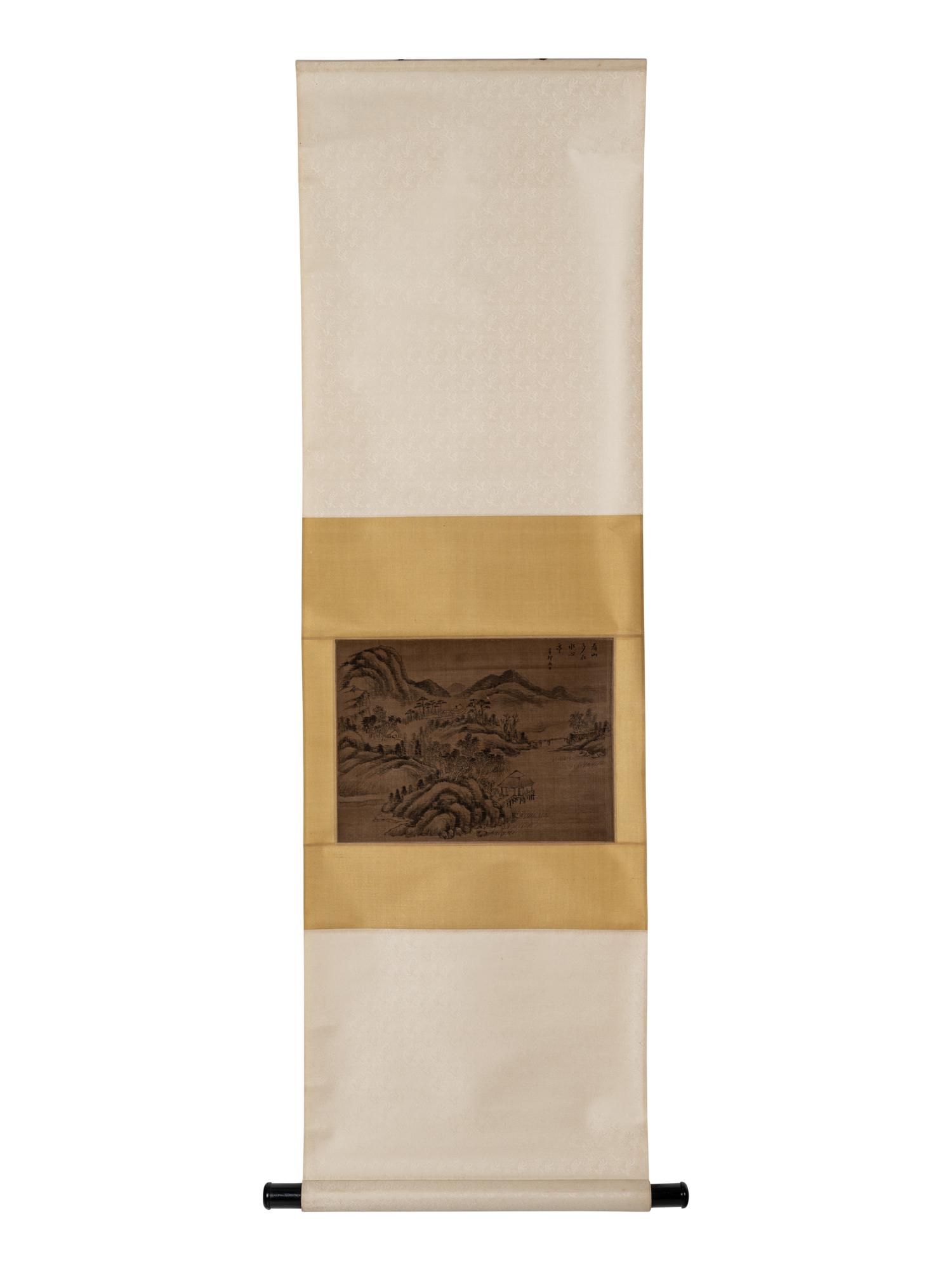 Two Landscape Hanging Scrolls