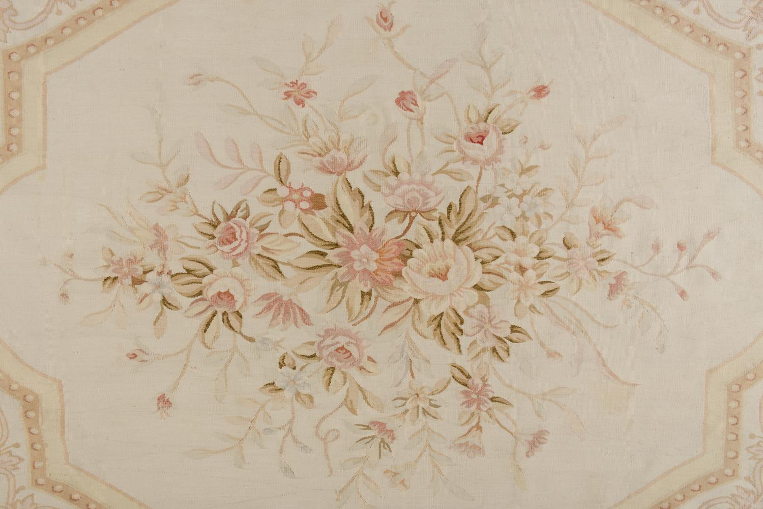 An Aubusson Style Wool Rug