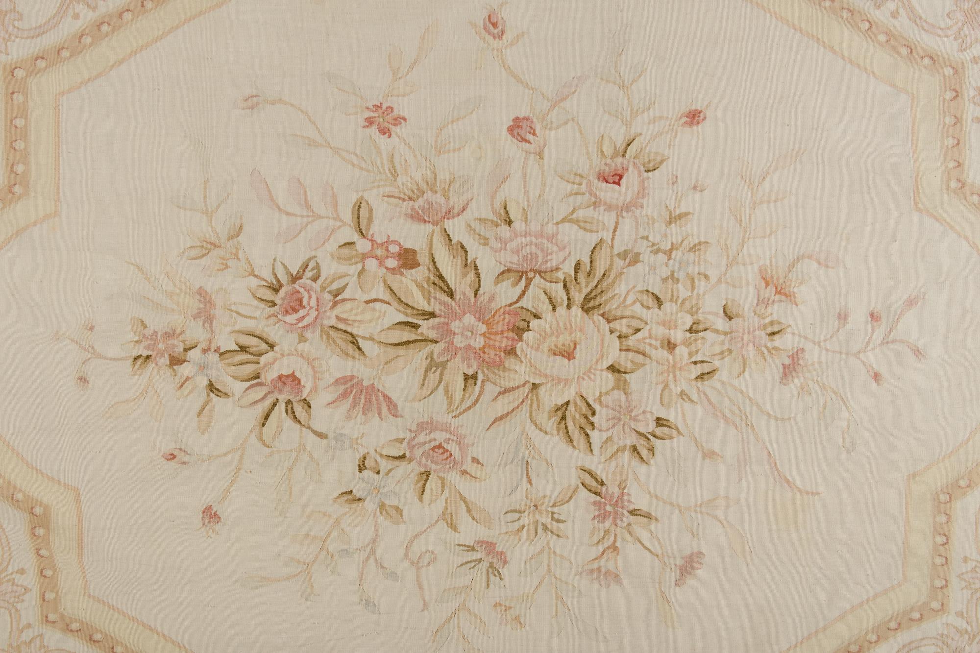 An Aubusson Style Wool Rug
