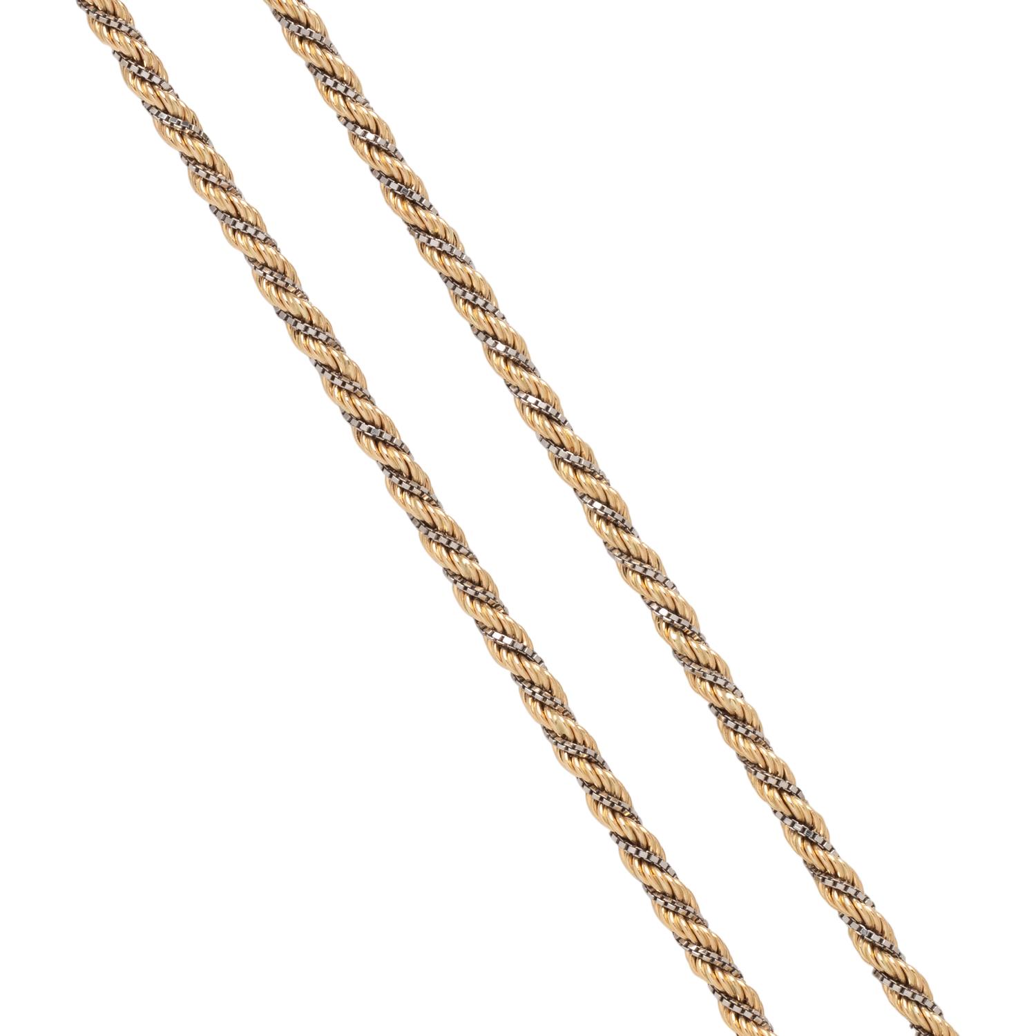 BICOLOR GOLD NECKLACE