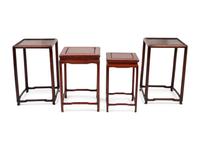 Seven Chinese Wooden Stands