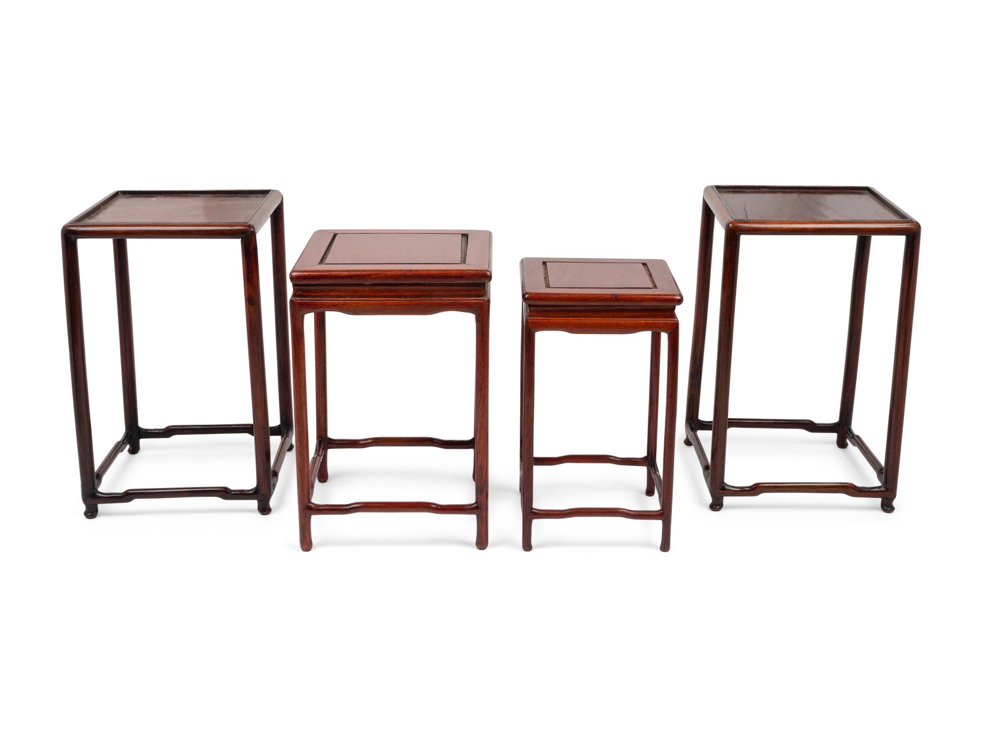 Seven Chinese Wooden Stands