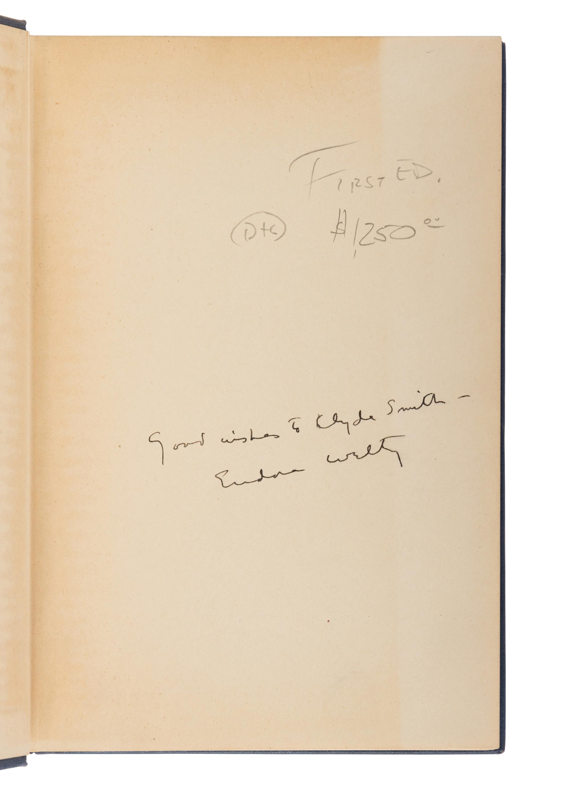 WELTY, Eudora (1909-2001). The Wide Net & Other Stories . New York: Harcourt, Brace and Company, 1943.
