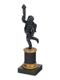 An Austrian Bronze Cupid Ornament