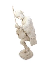 A Sèvres Style Bisque Porcelain Figure of a Young Mozart