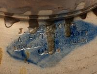 A J. Bennage and J. A. Sutherland One-Gallon Lidded Stoneware Jar