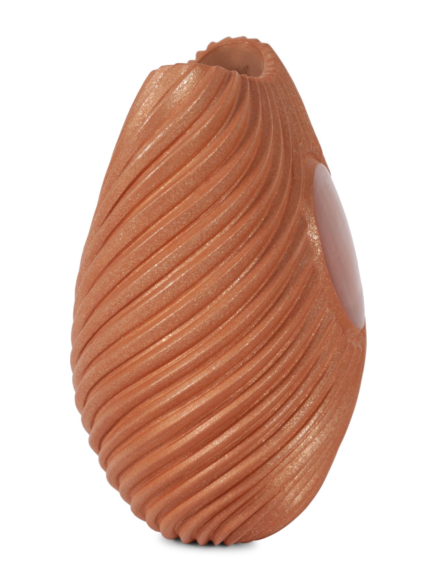 Swirl Oval Sun Pottery Vase