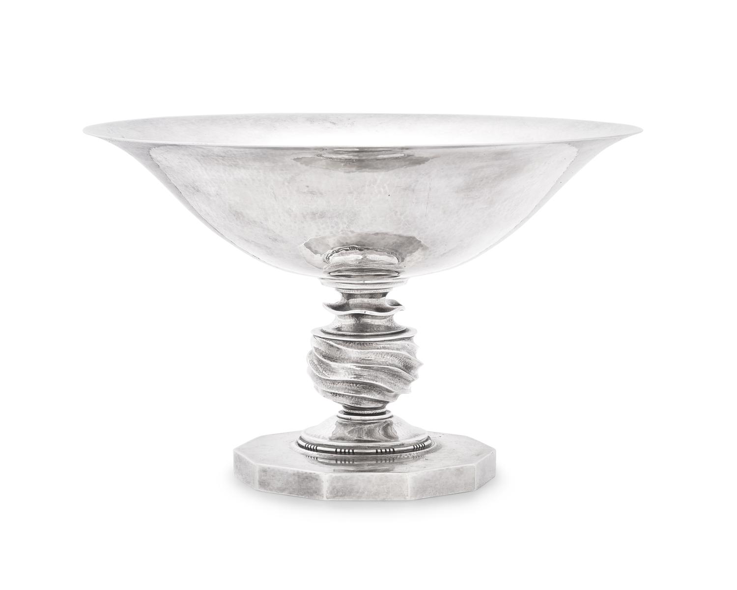 A Johan Rohde Designed Georg Jensen Silver Centerpiece Bowl