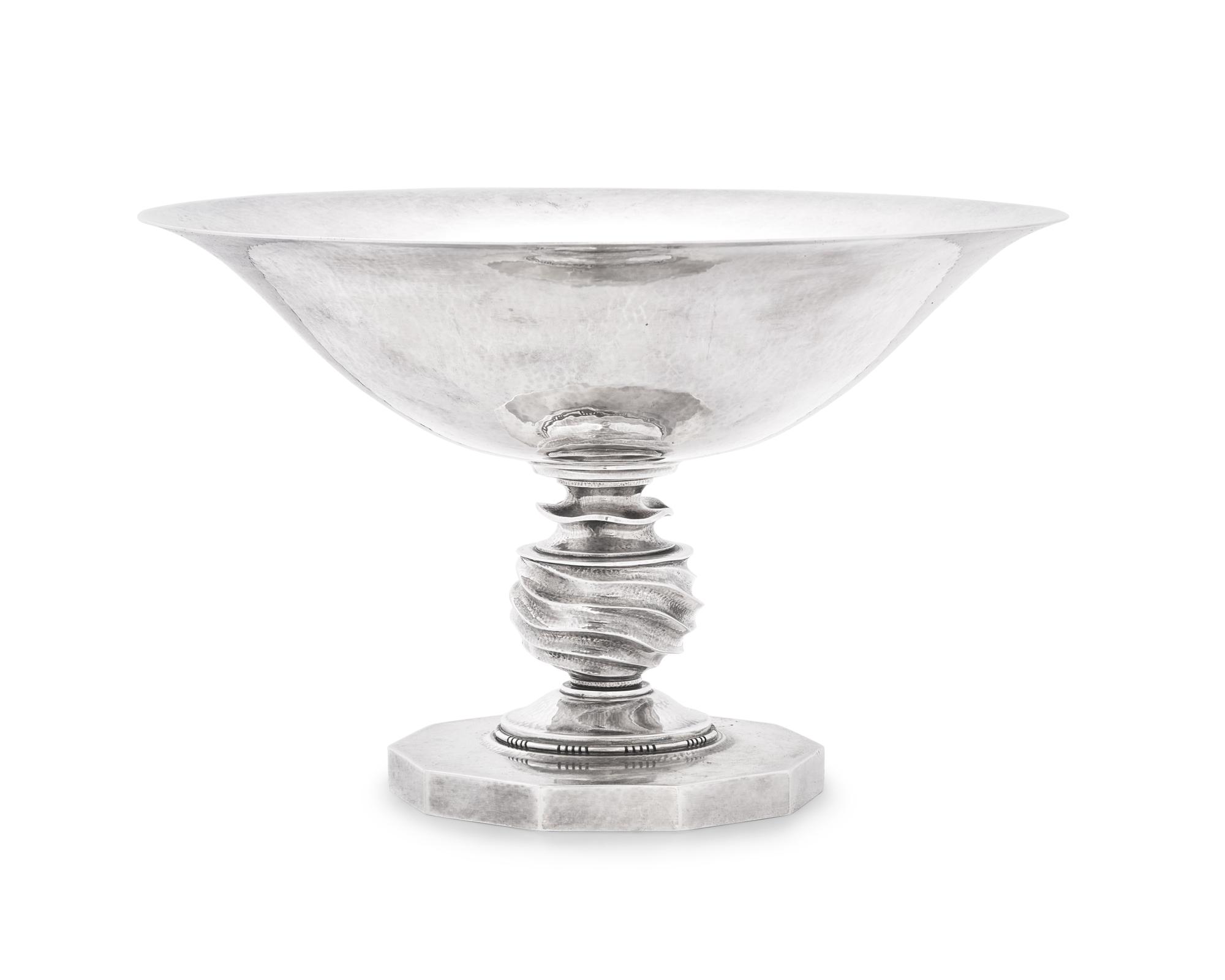 A Johan Rohde Designed Georg Jensen Silver Centerpiece Bowl