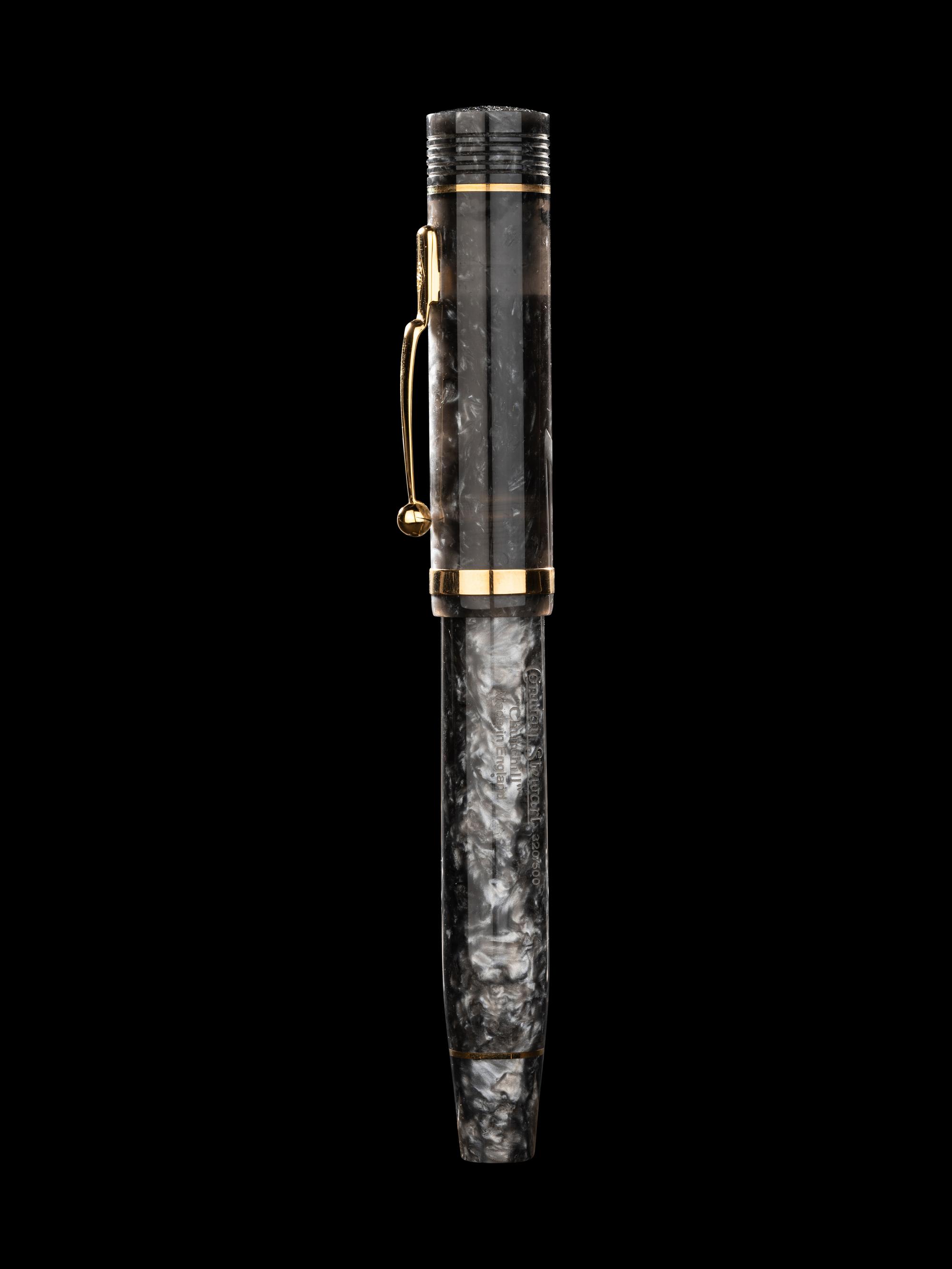 Conway Stewart: Churchill-Grey Limited Edition Fountain Pen and Ink Set