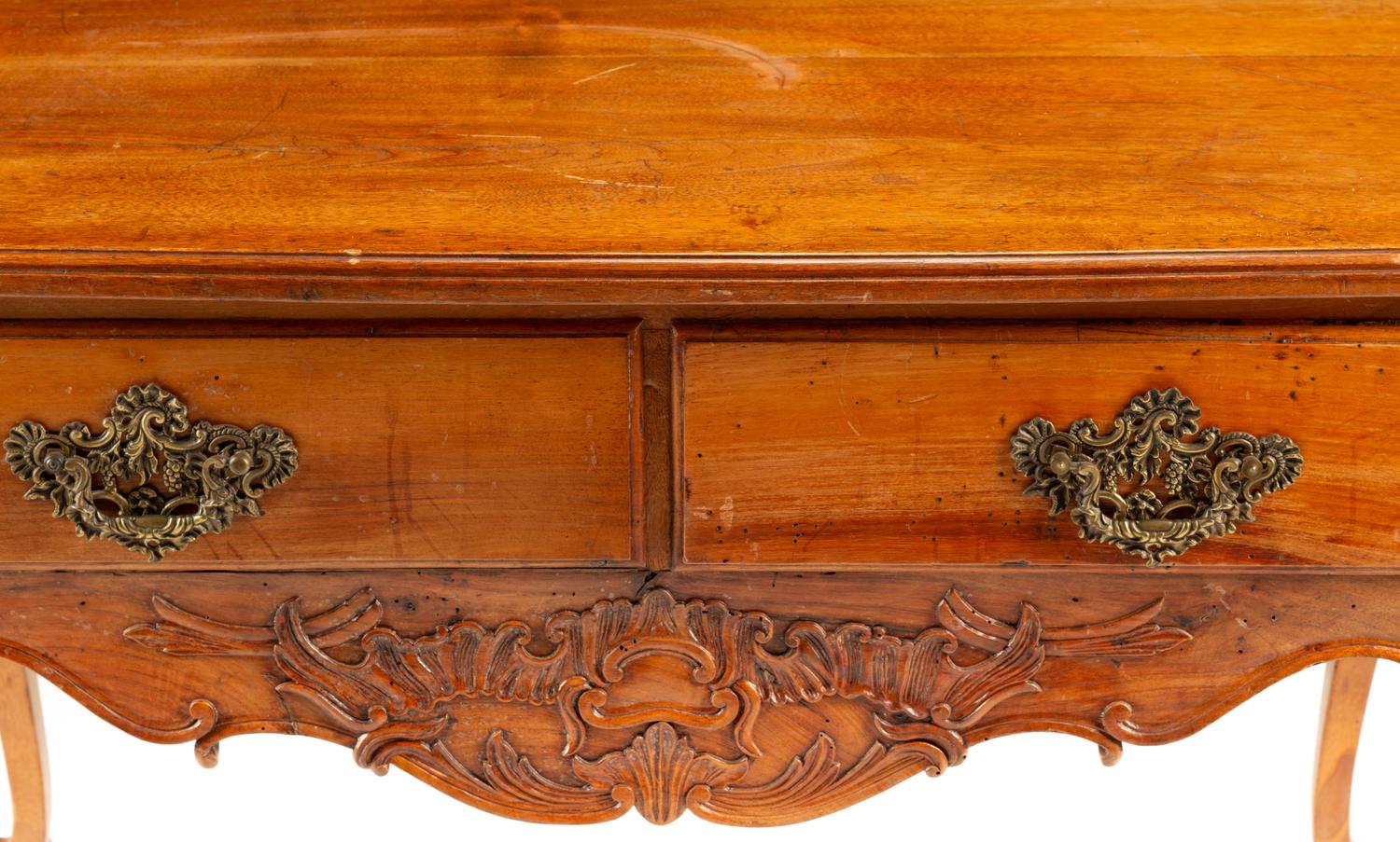A Dutch Carved Walnut Center Table
