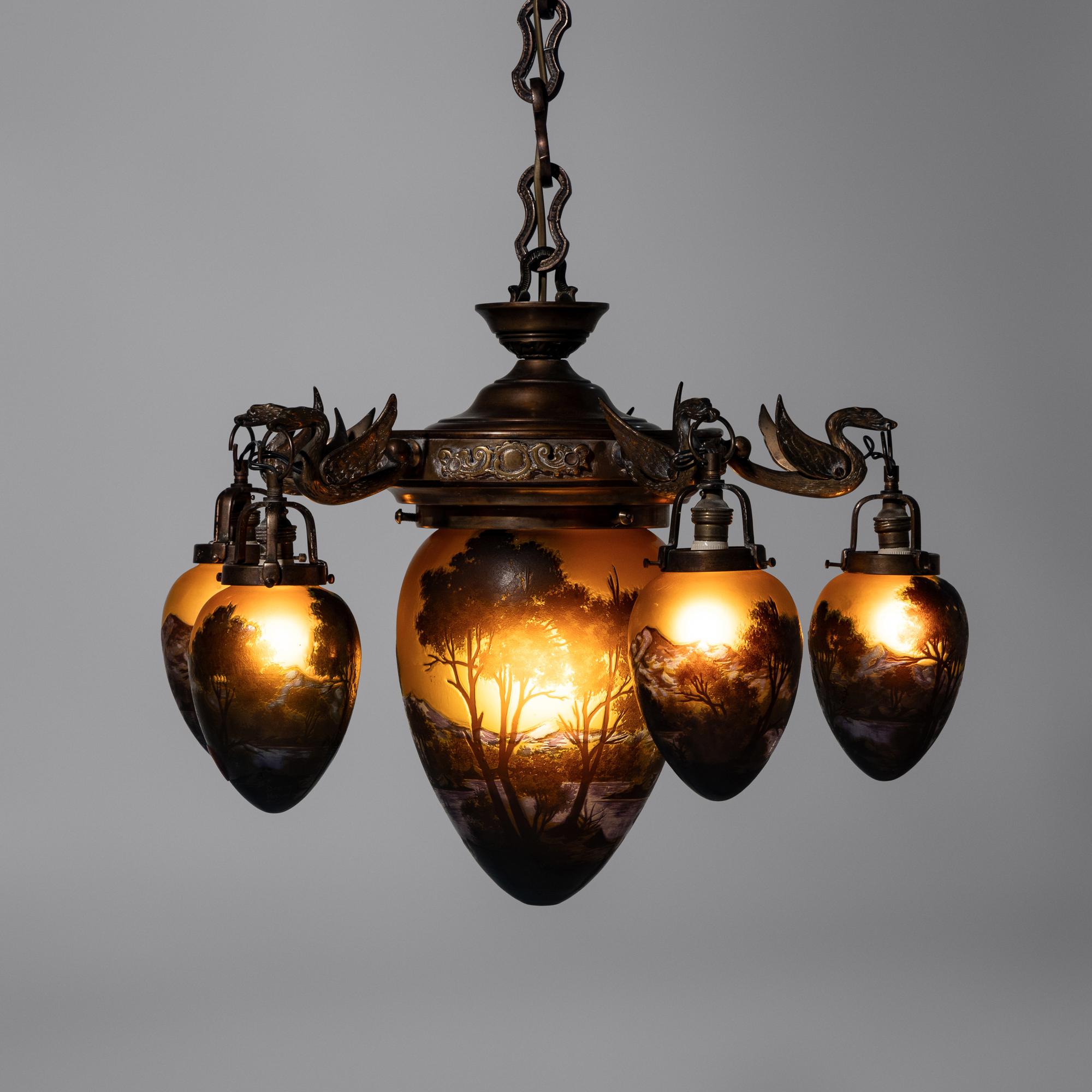 Chandelier, Daum Nancy