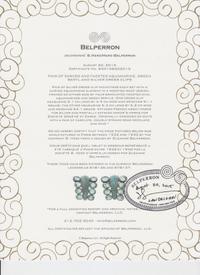 A Pair of Silver, Green Beryl and Carved Aquamarine Dress Clips, Suzanne Belperron, 67.30 dwts.