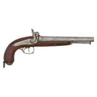 Belgian Percussion Side by Side Howdah Pistol
