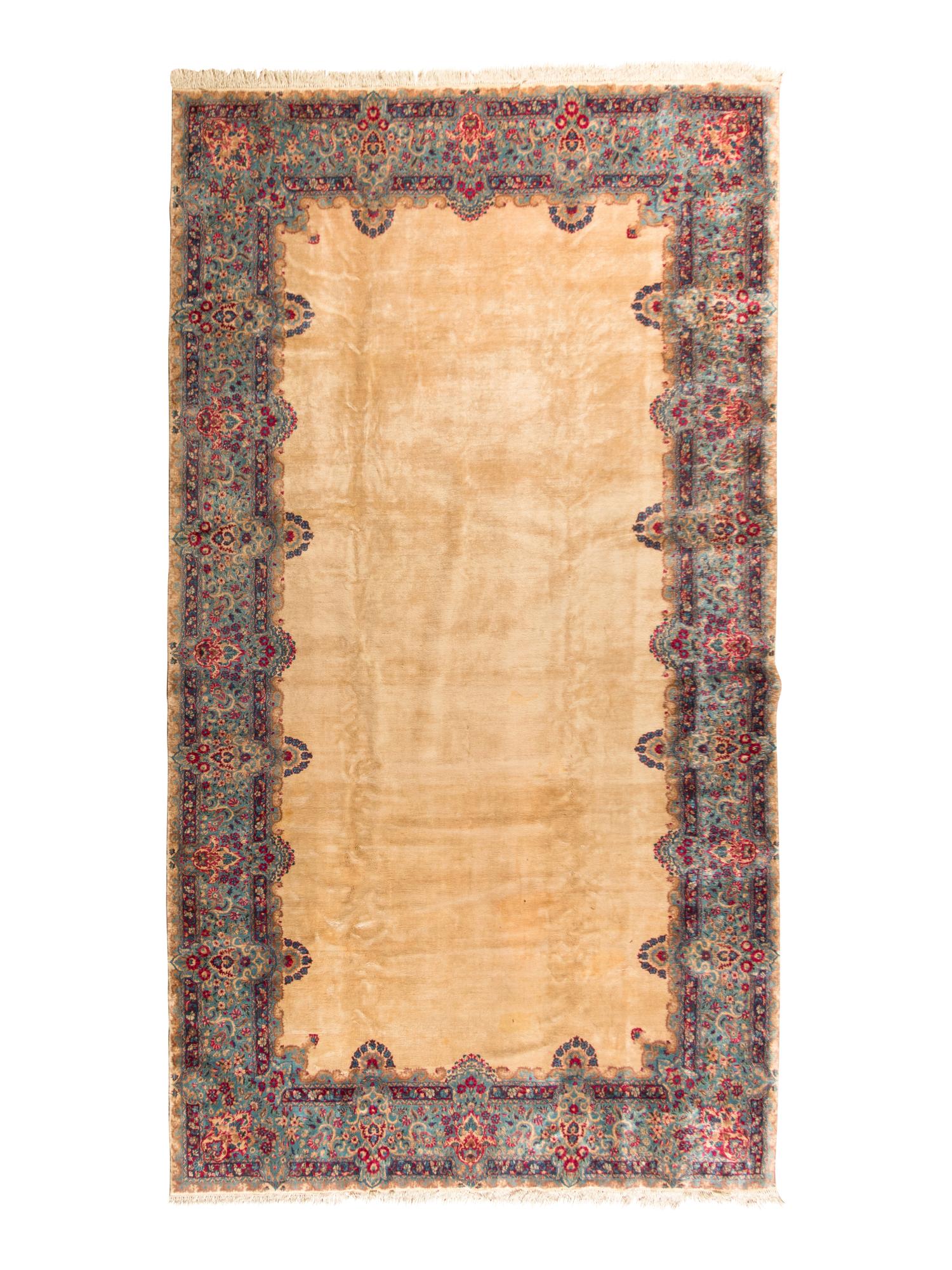 A Kirman Wool Rug
