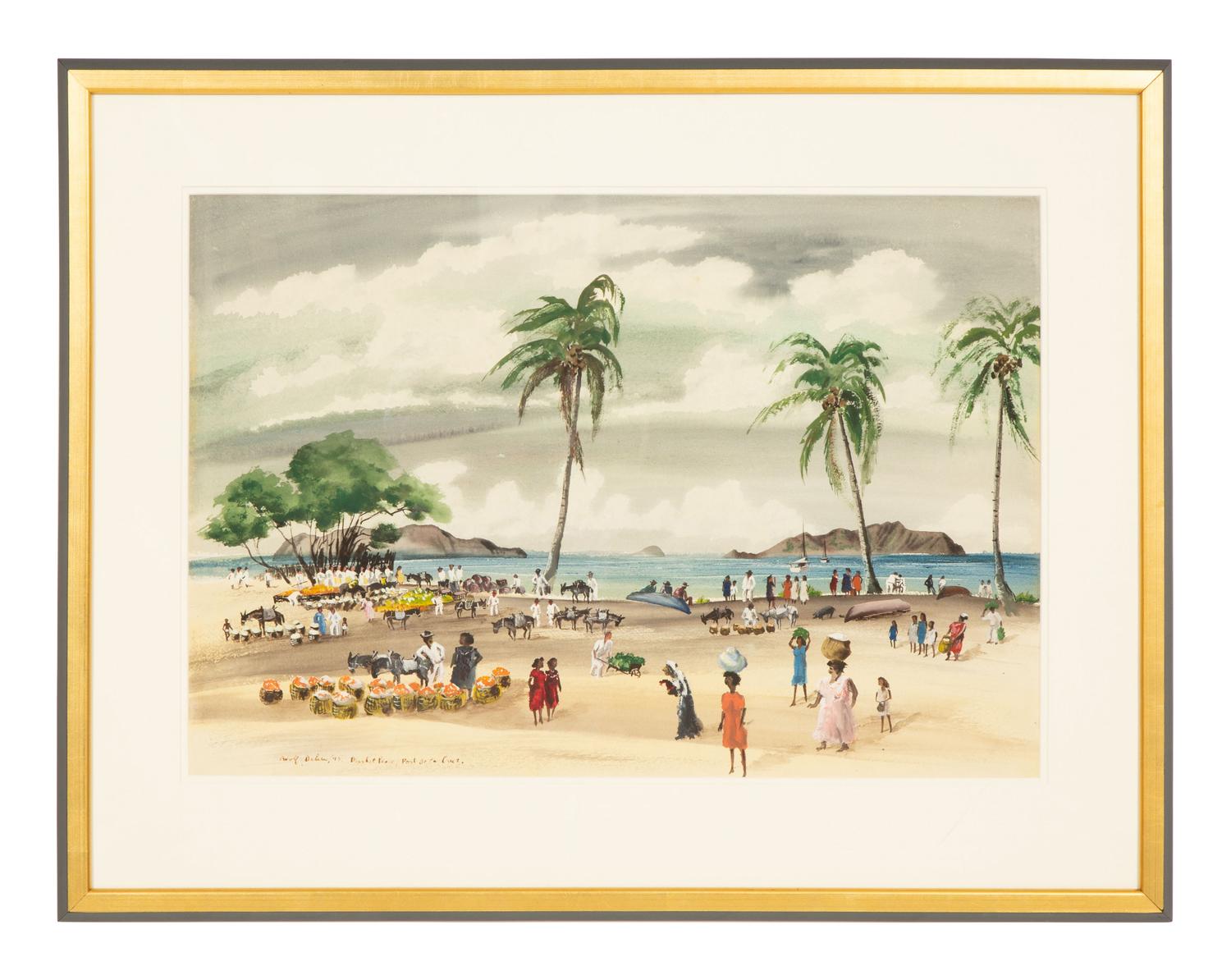 Market Place, Port de la Cruz, 1945
