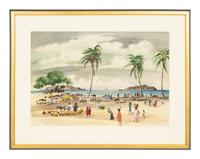 Market Place, Port de la Cruz, 1945