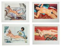 Mel Ramos ( complete portfolio of four prints with original cloth case)