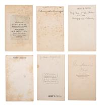 [CIVIL WAR]. A group of CDV engraved portraits of war era generals and military men, including: