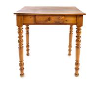 An American Pine Side Table Height 27 inches. — 20TH CENTURY