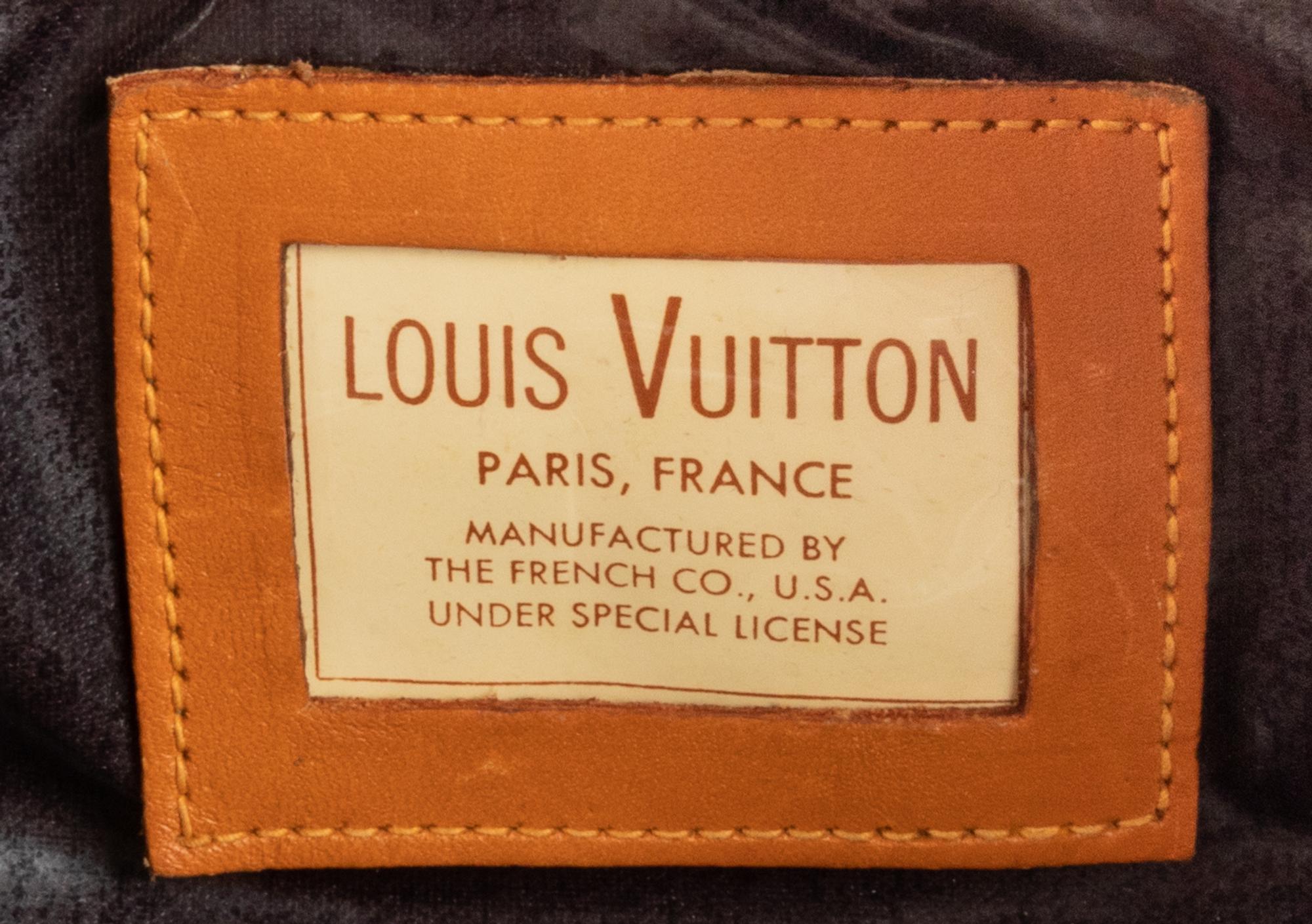 Two Louis Vuitton French Company Luggage Items, 1976-91