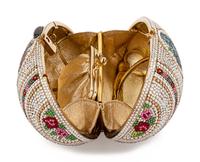 A Judith Leiber Multicolored Egg Minaudiere