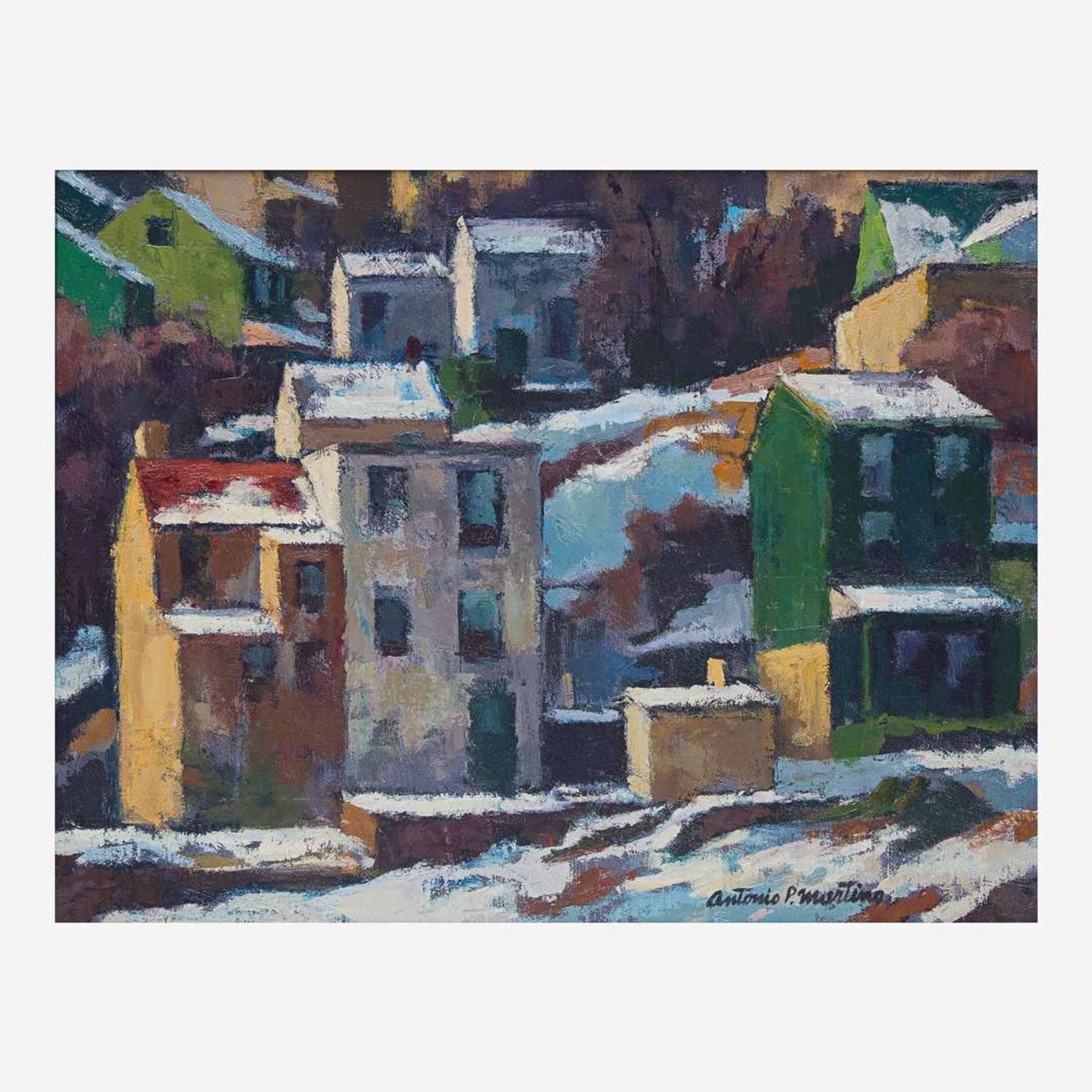 Antonio Pietro Martino (American, 1902-1989) Winter Hillside