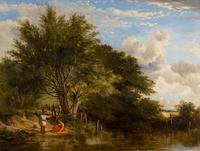 Rural Scenes (a pair of paintings)