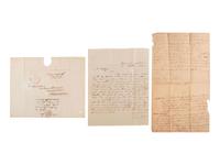 [WAR OF 1812]. A group of signatures from veterans of the War of 1812, including:
