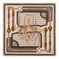 Hermès, Three Silk Scarves 90 & One Silk Scarf 65