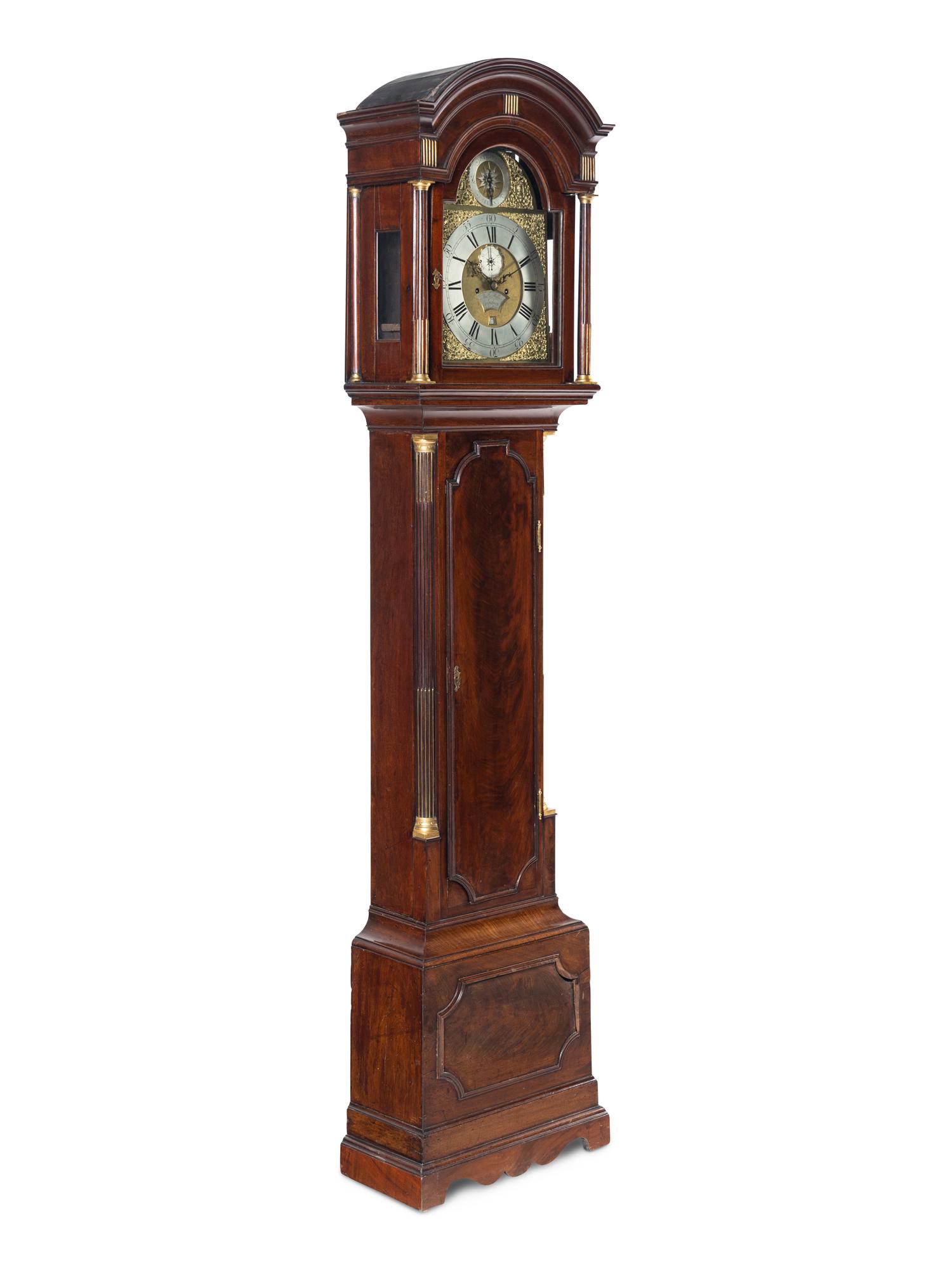 A George III Mahogany Eight-Day Longcase Clock