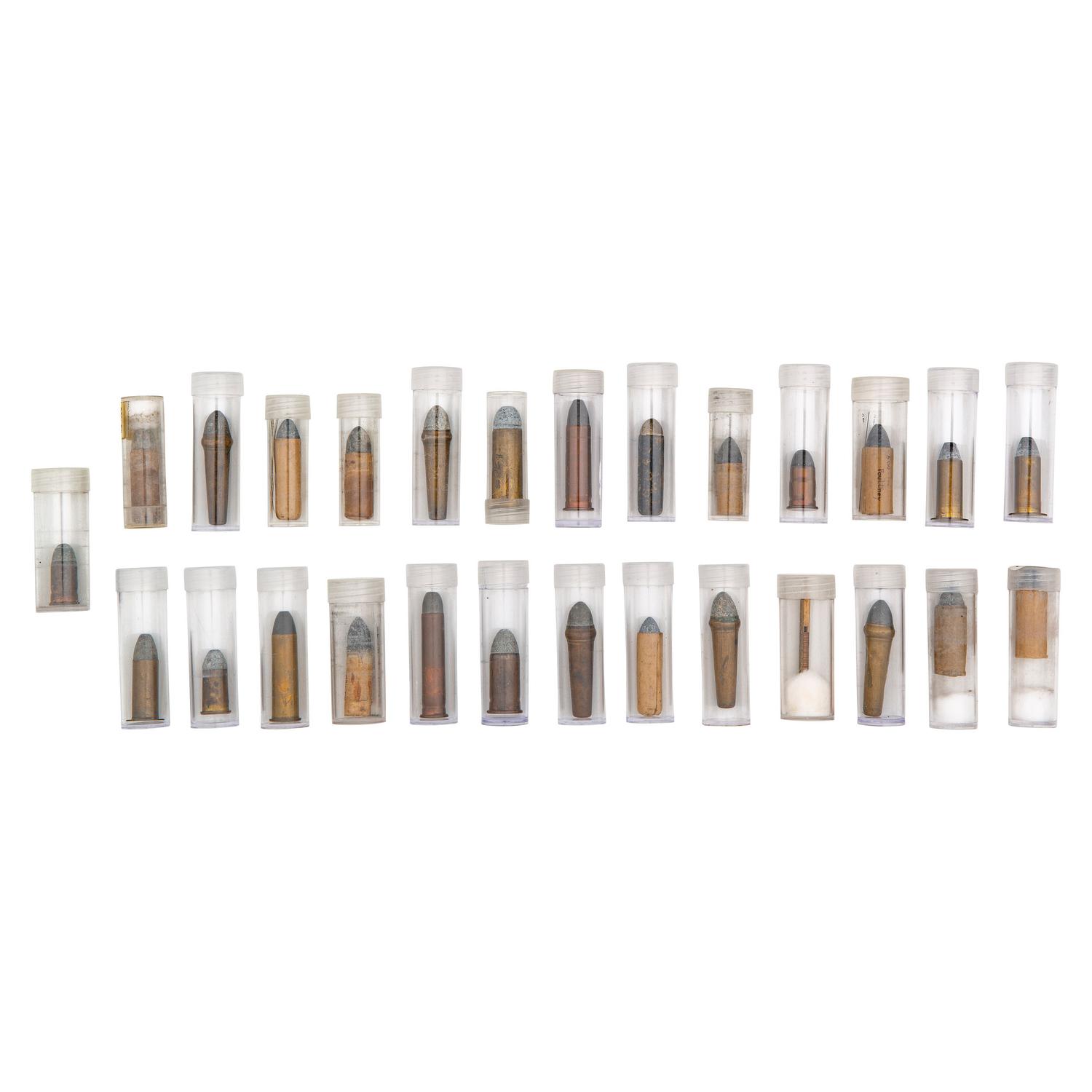 Large Group of Civil War through Indian Wars Cartridges, Mostly for Civil War Carbines