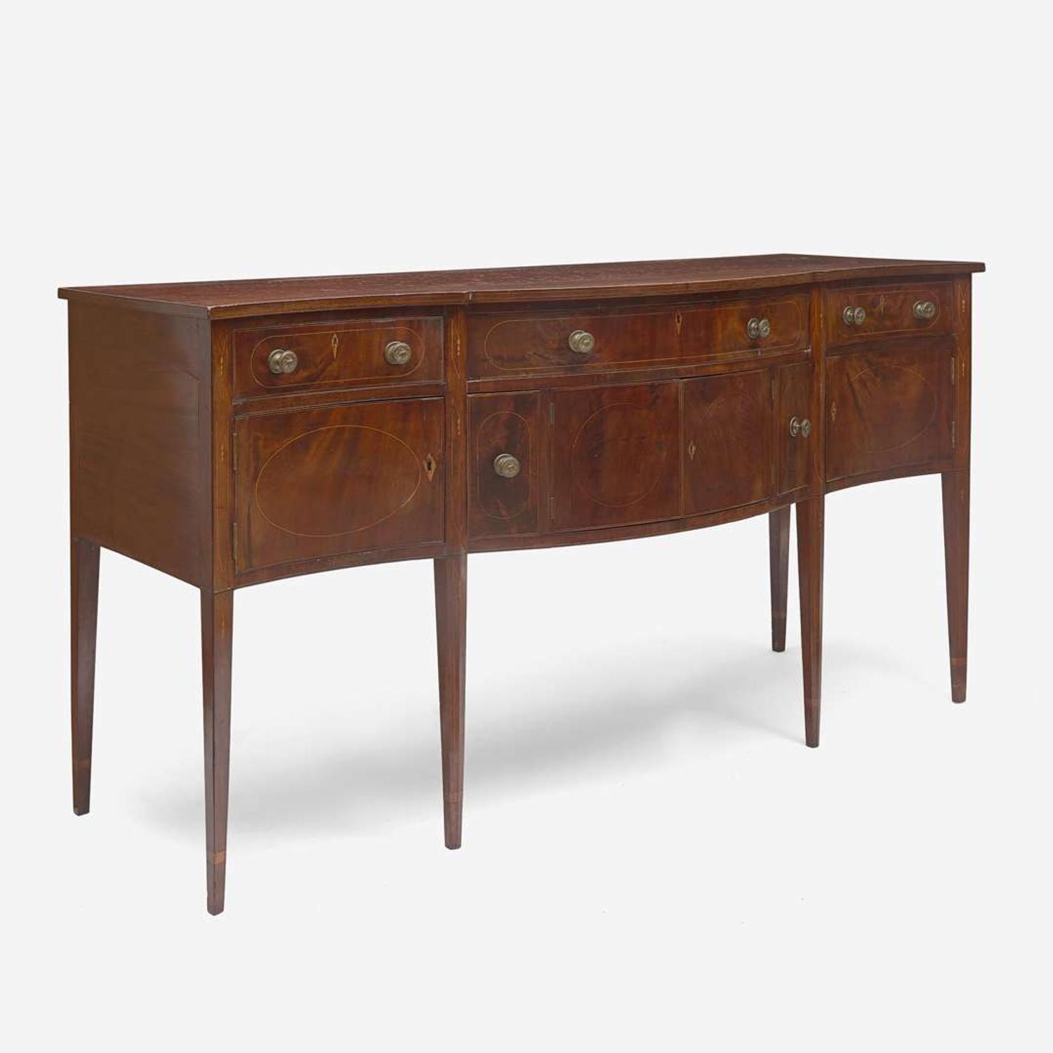 A Federal inlaid mahogany sideboard Mid-Atlantic States, circa 1800