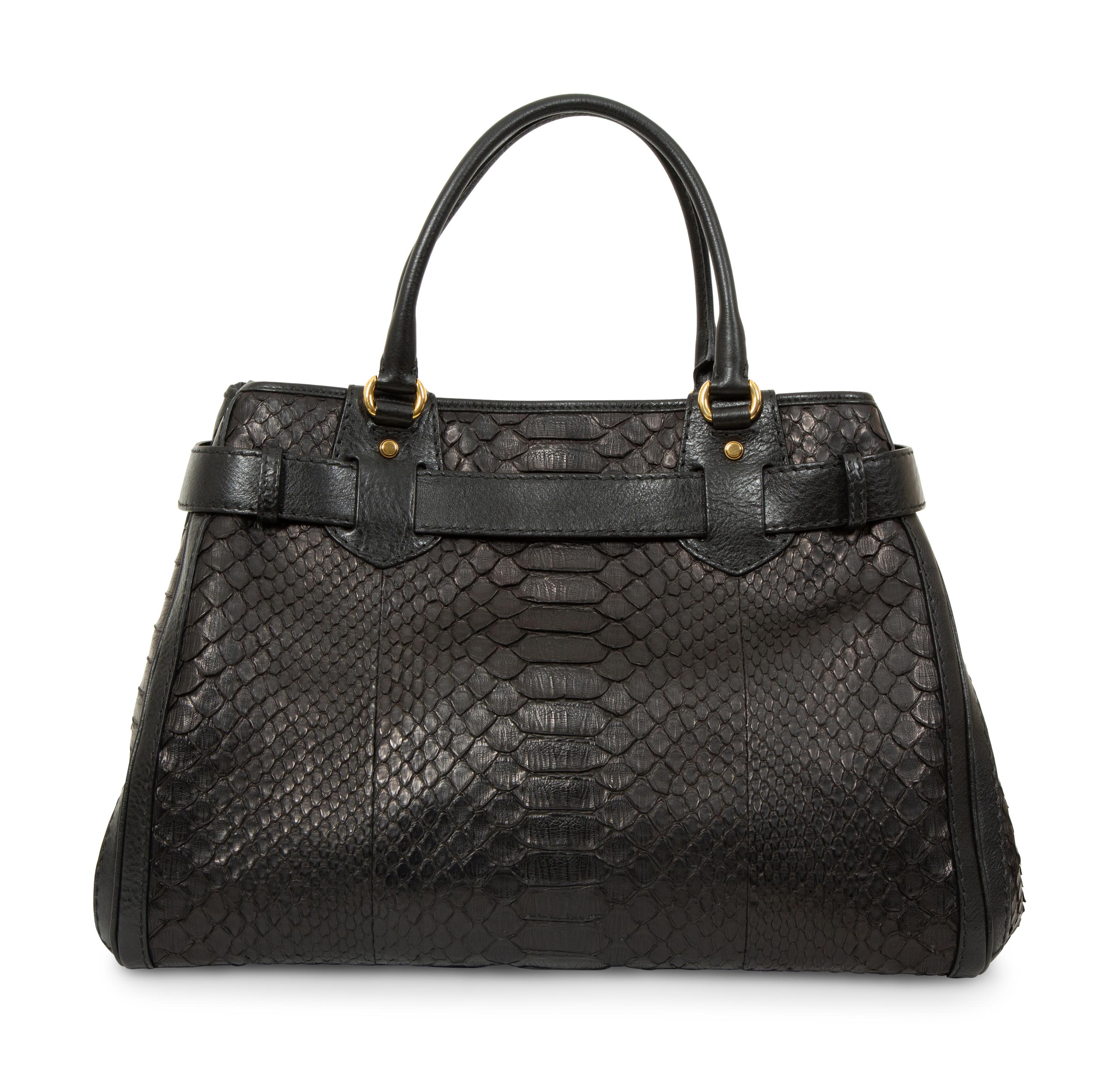 Gucci Python Running Tote with GG Hardware