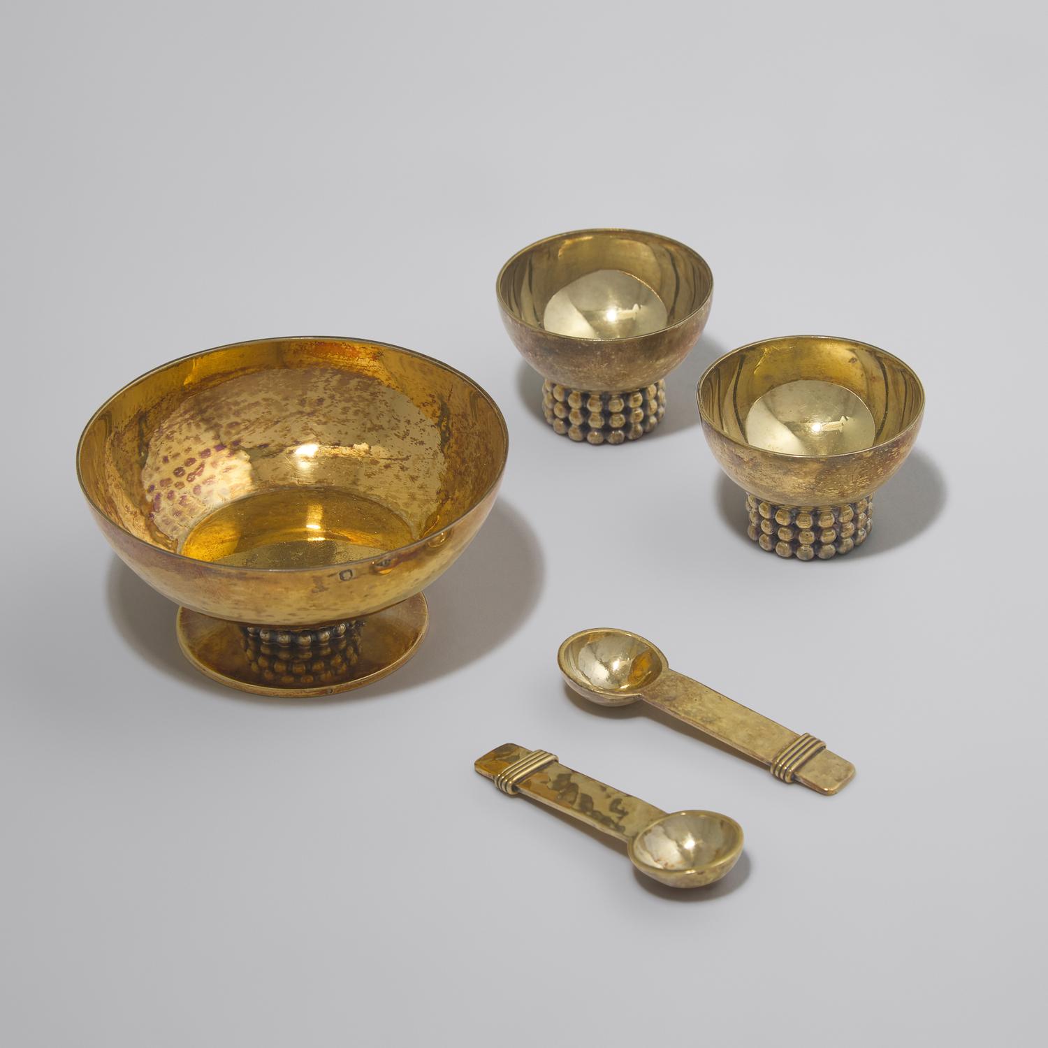 Art Deco salt cellars French, designed 1936