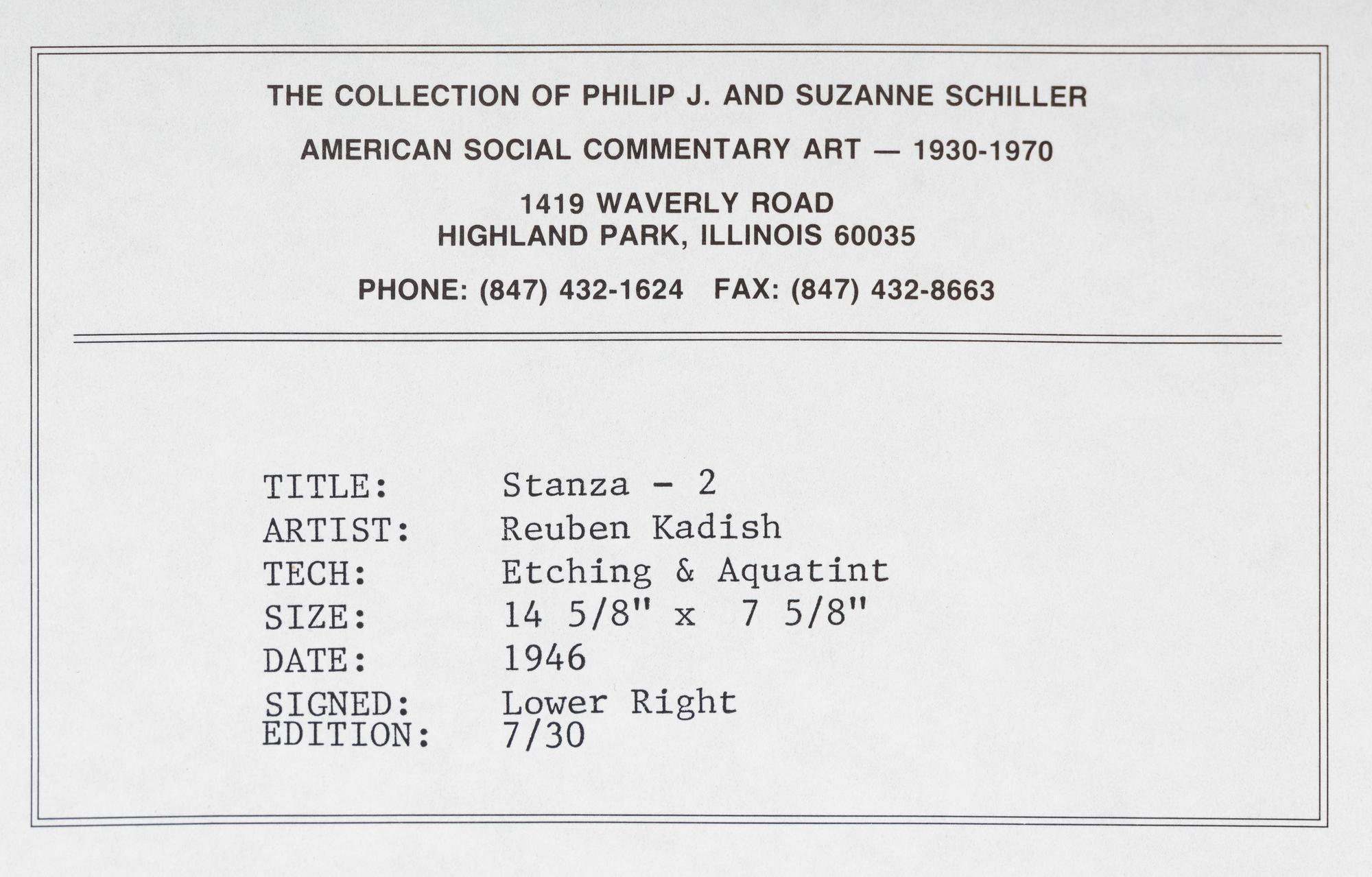 Stanza-2, 1946