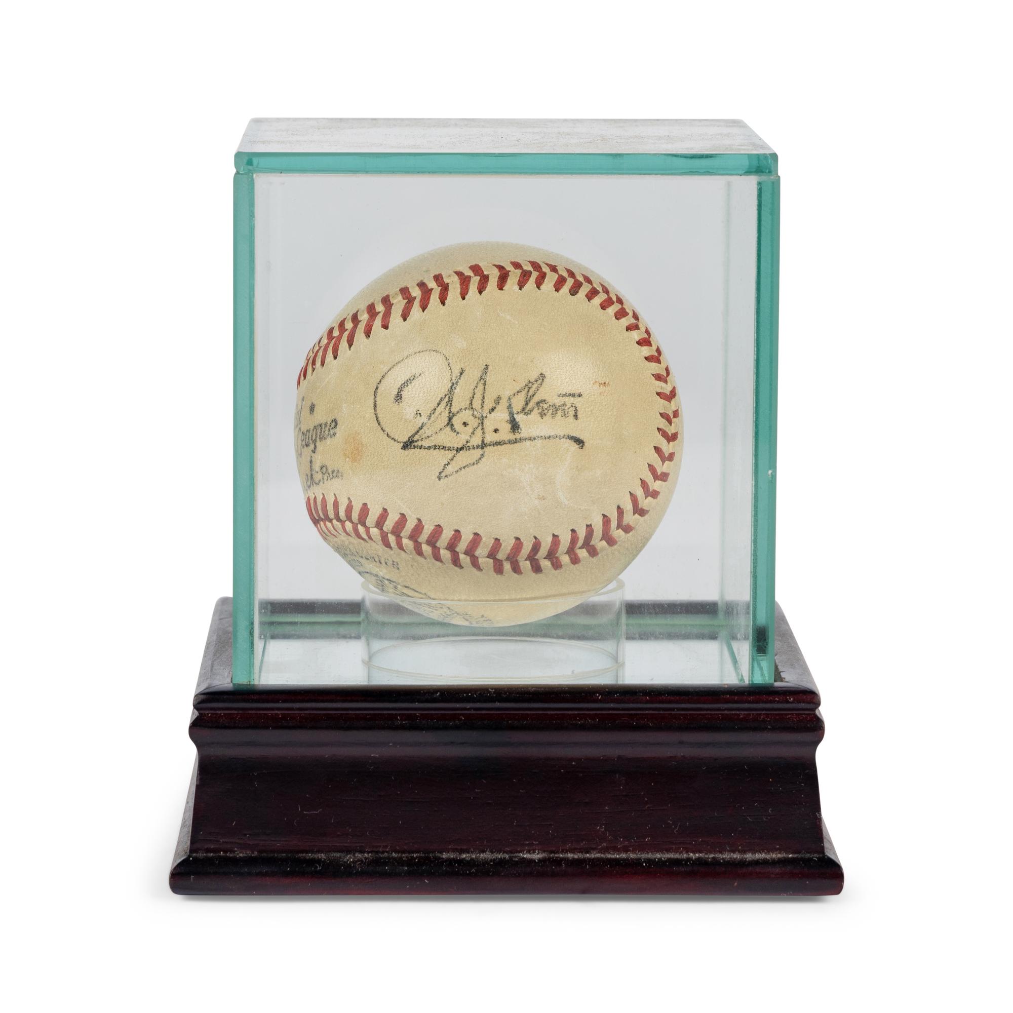 An Uncommon Hall of Fame Umpire Bill Klem Signed Autograph Baseball (PSA Letter)