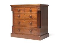A Miniature William IV Mahogany Chest of Drawers