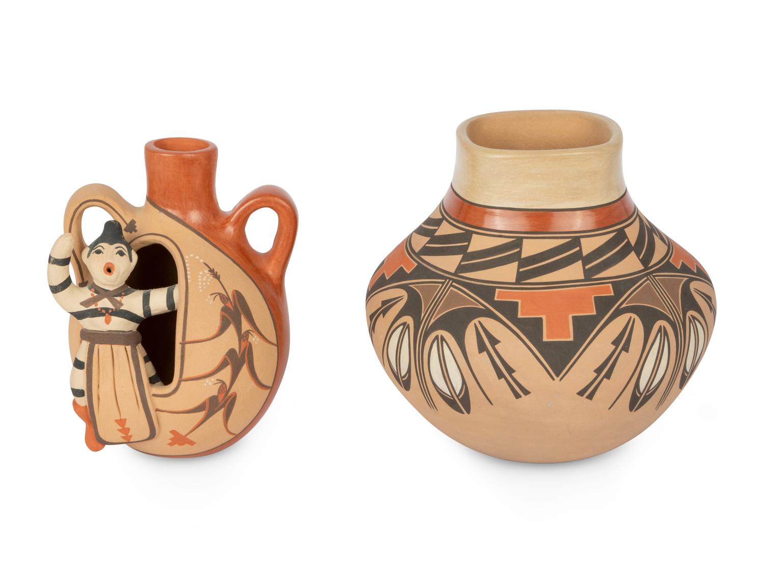 Polychrome Pottery Jars
