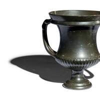 An Etruscan Malacena-Ware Kantharos