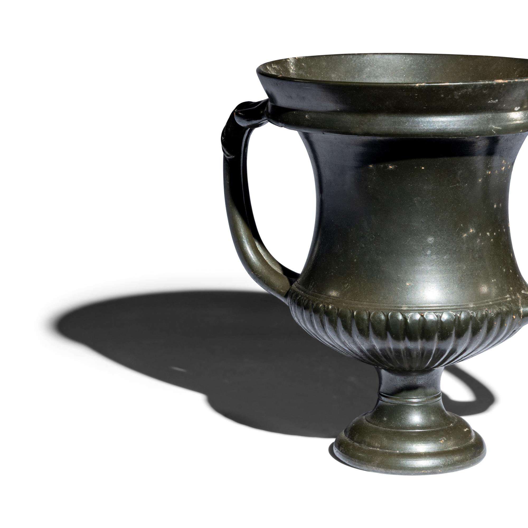 An Etruscan Malacena-Ware Kantharos