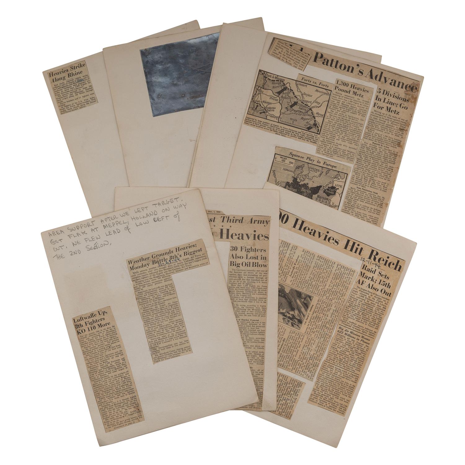 World War II Service Archive of Staff Sergeant Arthur H. St. Peter, Artist and Dorsal Gunner Aboard B-24 Aircraft