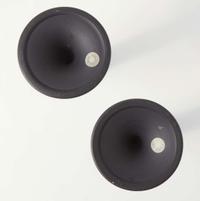 A Wedgwood Black Basalt Capri Ware Console Set UK, circa 1900