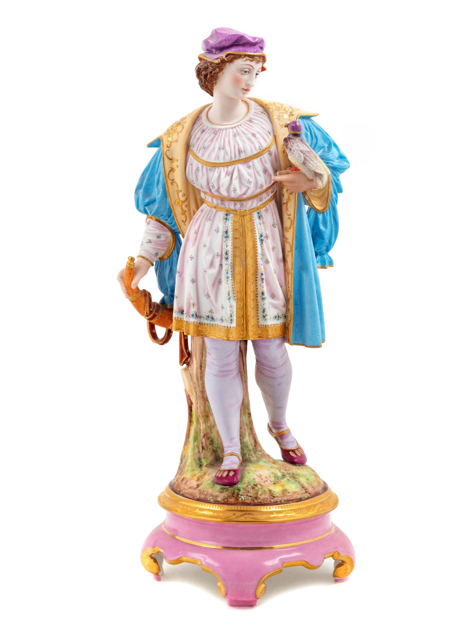 Six Bisque Porcelain Articles