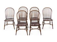 A Set of Six Windsor Side Chairs