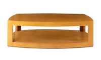 A Contemporary Maple Veneered Low Table