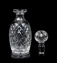 A Waterford Cut Glass Decanter and Twelve Cordials