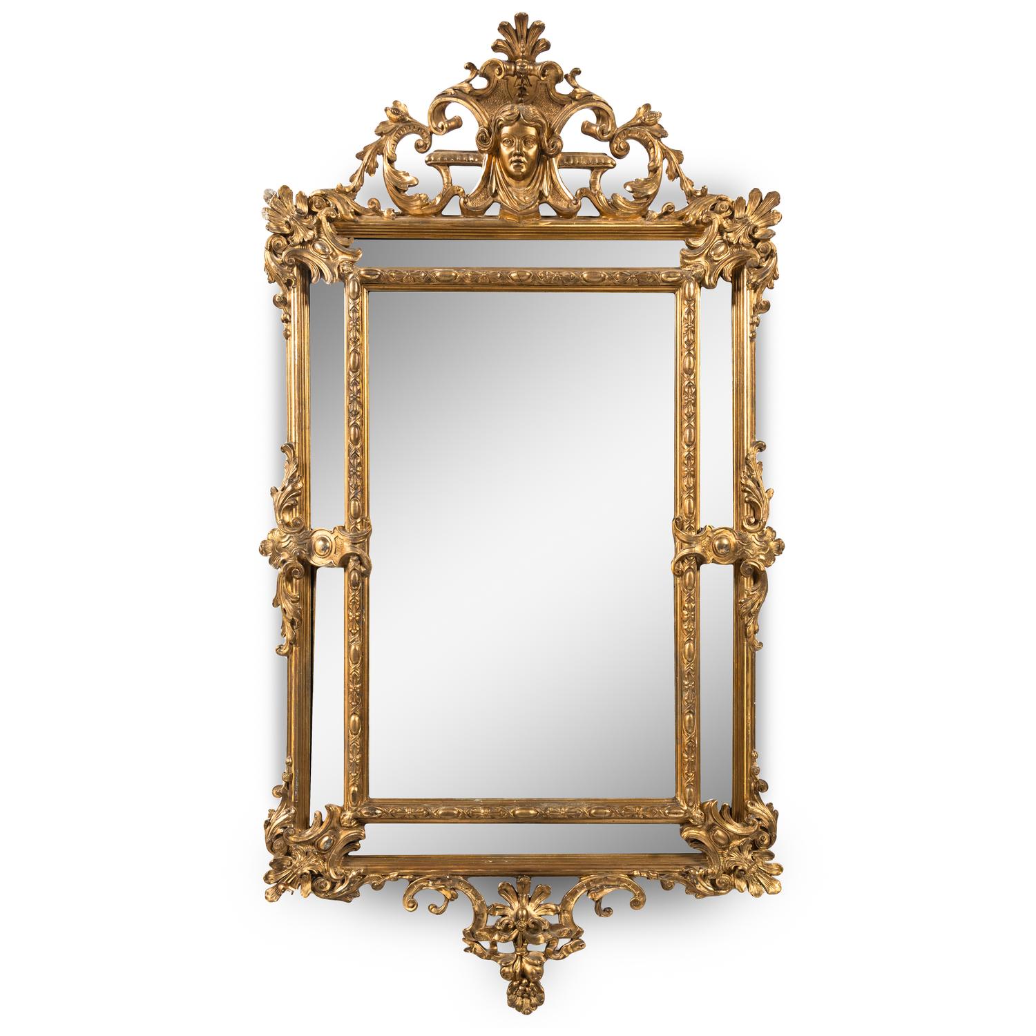 An Italian Giltwood Mirror